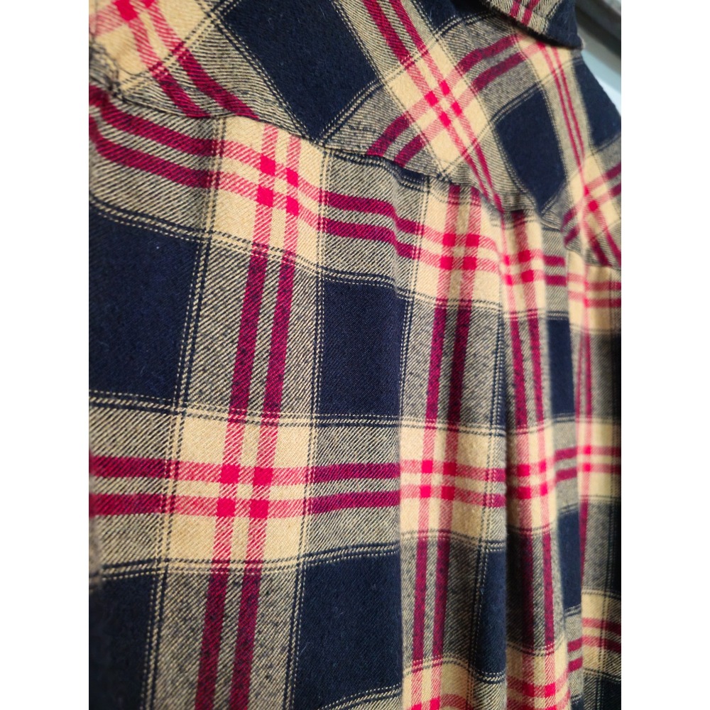 Maurices Plaid Flannel Button Down Long Sleeve Shirt Women's Size L EUC - Picture 5 of 8